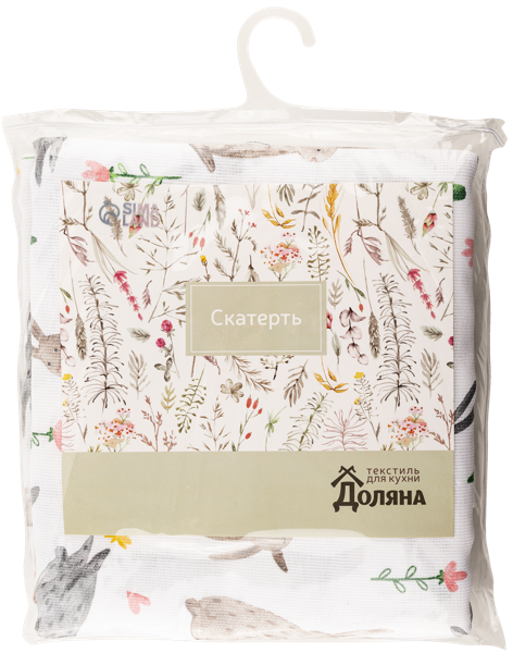 Изображение Скатерть 220*144см Доляна флаффи баннис кремовая Доляна м/у, 1 шт