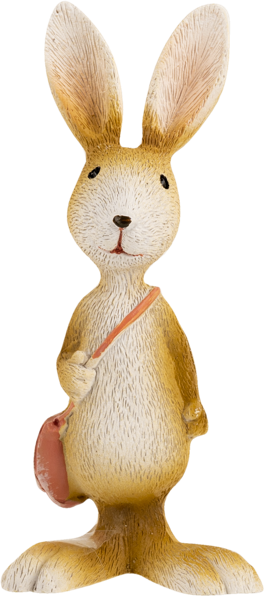 Изображение Сувенир 11см Арт Узор заяц с сумкой через плечо Йоуда Импорт м/у, 1 шт