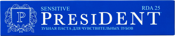 Изображение Зубная паста укрепляющая Президент для чувствительных зубов Зеленая дубрава ЗАО к/у, 75 мл