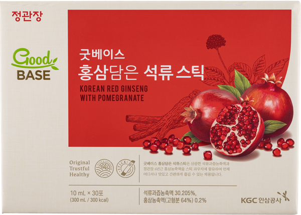 Изображение Напиток в стиках ЧеонгКванДжанг красный женьшень гранат Кореа Джинсенг Корп с/б, 30*10 мл