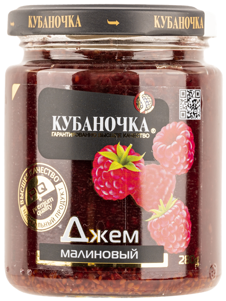 Изображение Джем Кубаночка малина Гранд-Стар с/б, 280 г