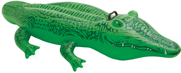 Изображение Игрушка 168*86см для плавания Интекс аллигатор зеленый Интекс к/у, 1 шт