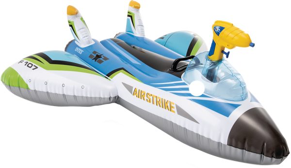 Изображение Игрушка 117*117см для плавания Интекс самолет с водным пистолет Интекс к/у, 1 шт