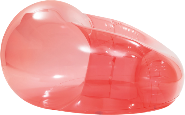 Изображение Кресло 137*127*74см Интекс мешок прозрачное розовое Интекс к/у, 1 шт