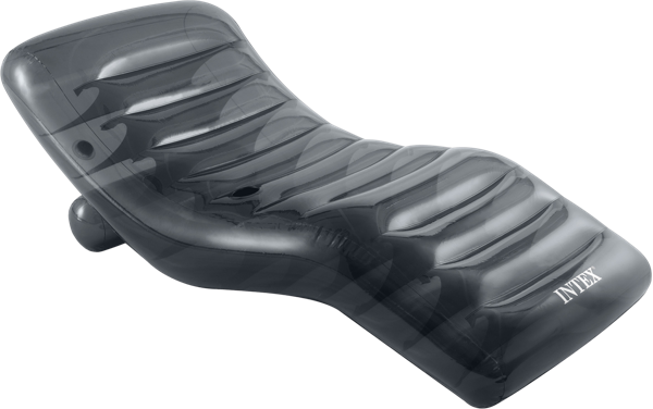 Изображение Кресло 191*99см надувное Интекс шезлонг лаунж карбон серы Интекс к/у, 1 шт