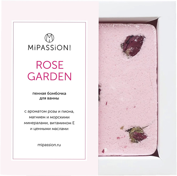 Изображение Гейзер для ванны квадрат Мипэшн розовый сад Баланцева В.В. ИП к/у, 155 г
