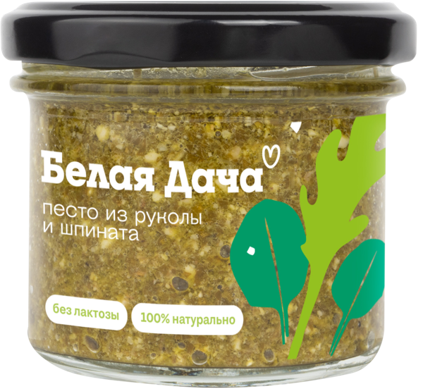 Изображение Соус песто Белая дача руккола шпинат Белая Дача Юг с/б, 90 г