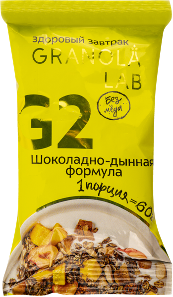 Изображение Гранола Гранола Лаб Шоколад дыня Гранола.Лаб к/у, 60 г