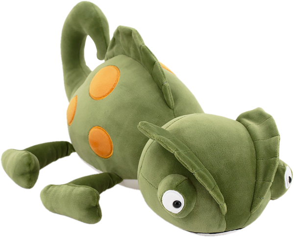 Изображение Мягкая игрушка 30 см Оушен хамелеон зеленый Оранж Тойс , 1 шт
