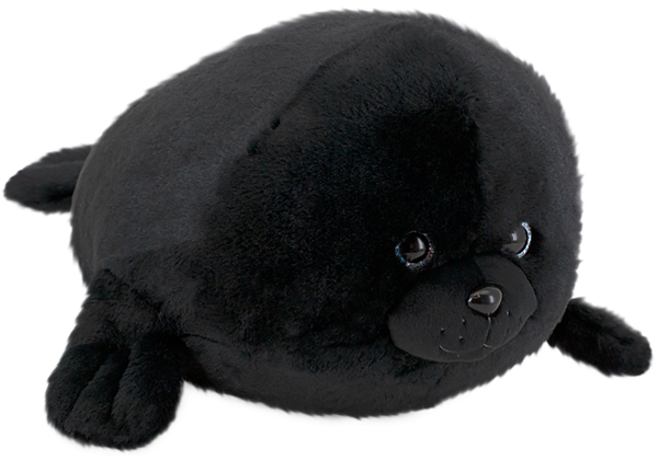 Изображение Мягкая игрушка 30см Оушен морской котик черный Оранж Тойс , 1 шт