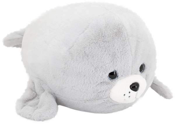 Изображение Мягкая игрушка 30см Оушен морской котик серый Оранж Тойс , 1 шт