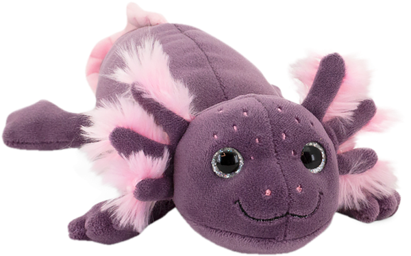 Изображение Мягкая игрушка 20см Оушен аксолотль фиолетовый Оранж Тойс , 1 шт