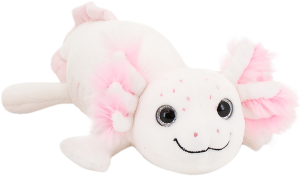Изображение Мягкая игрушка 20см Оушен аксолотль белый Оранж Тойс , 1 шт
