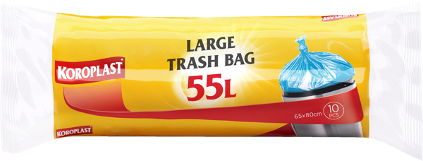 Изображение Мешки для мусора 55л Коропласт прочные Коропласт м/у, 10 шт