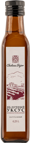 Изображение Уксус яблочный Сады Бужора нефильтрованный Рыбка Н.С. ИП с/б, 250 мл