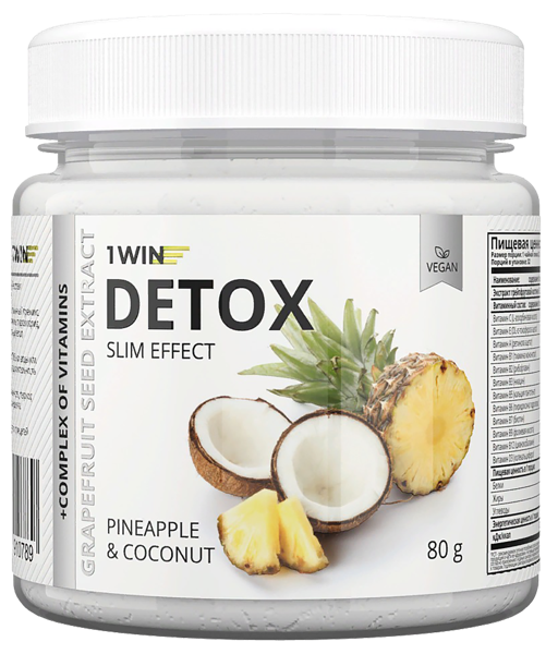 Изображение Детокс слим эффект 1ВИН Грейпфрут ананас кокос Винлаб Нутришин п/у, 80 г