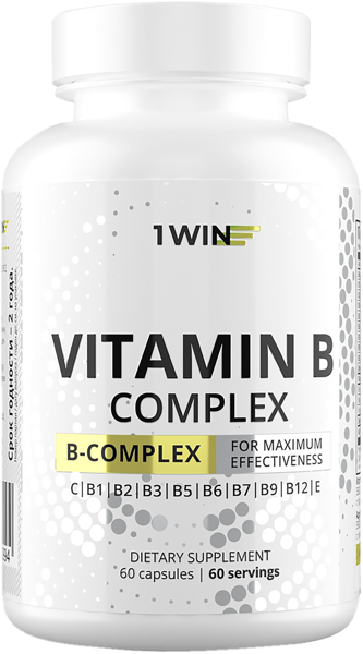 Изображение Комплекс витаминный 1ВИН группа В Винлаб Нутришин п/у, 60 шт