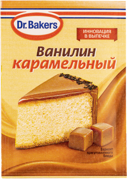Изображение Ванилин для выпечки Др. Бейкерс карамельный Др. Бейкерс м/у, 2 г