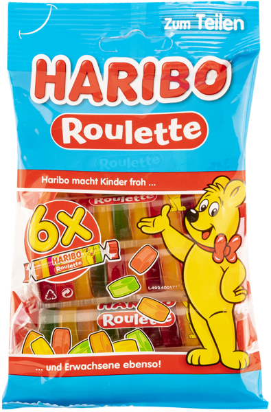 Изображение Мармелад жевательный Харибо 6 рулетов Харибо м/у, 150 г