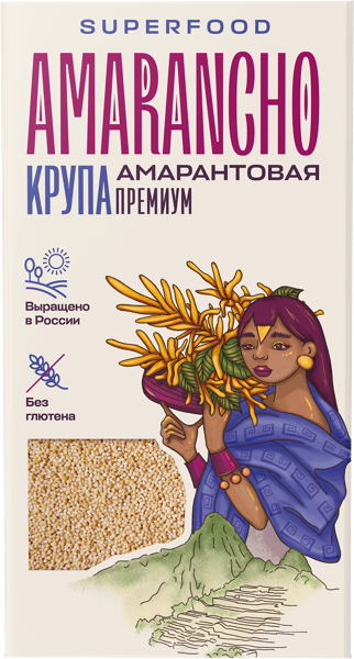 Изображение Крупа амарантовая Амаранчо экстра Амарант Технология к/у, 180 г