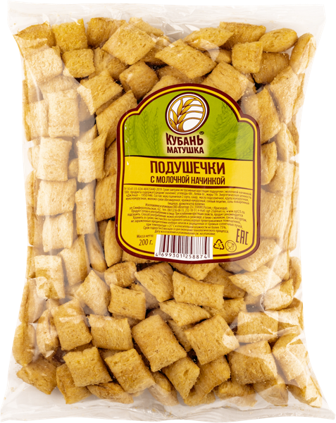 Изображение Готовый завтрак Кубань матушка подушечки с молоком Югоптторг-23 м/у, 200 г