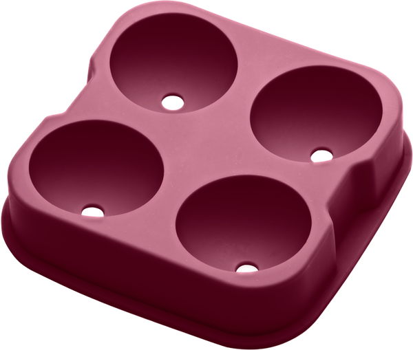 Изображение Форма 20см для льда Аполло сквид бордовая Аполло к/у, 1 шт