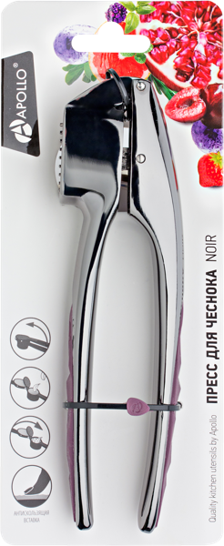 Изображение Пресс 19см для чеснока Аполло ноир нерж сталь Аполло к/у, 1 шт