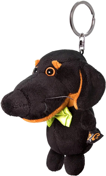 Изображение Брелок для ключей Будибаса ваксон с бантиком Джи энд Би , 1 шт