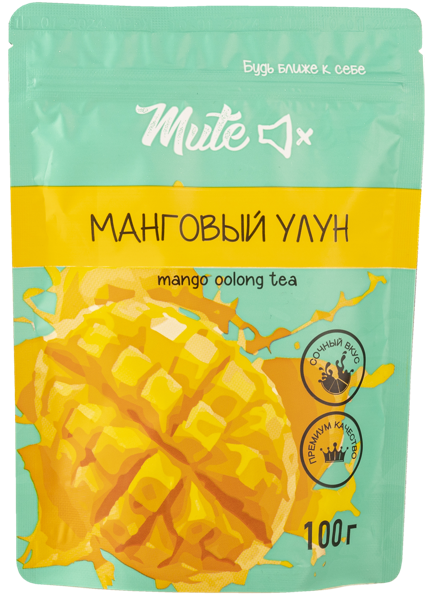 Изображение Чай зеленый Мьют Манговый улун Мьют м/у, 100 г