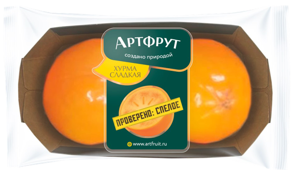 Изображение Фрукт сладкая свежая Артфрут хурма  к/у, 2 шт