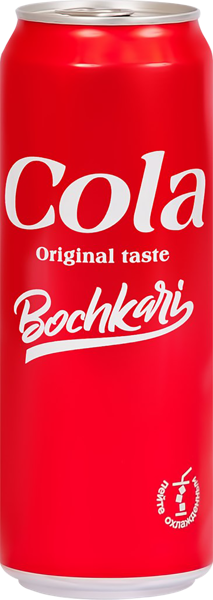 Изображение Напиток газ Бочкари кола Бочкаревский ПЗ ж/б, 0,45 л