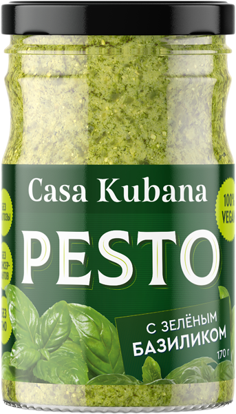 Изображение Соус песто Каза Кубана с базиликом Другой продукт с/б, 170 г