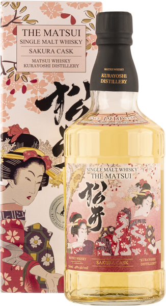 Изображение Виски односолодовый Мацуи Тоттори Сакура каск 3 года Курайоши п/у, 0,7 л
