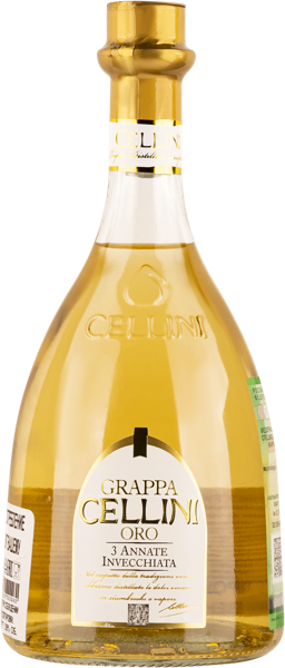 Изображение Граппа 38% Инвеккиата Челлини оро Боттега с/б, 0,7 л