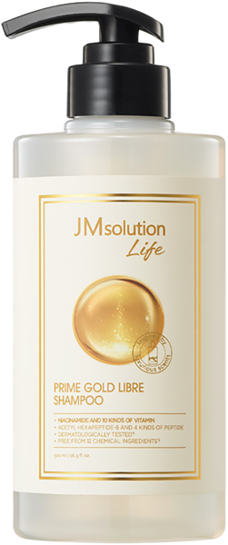 Изображение Шампунь для поврежден волос Джи эм солюшн пептиды и золото блеск Джордж Баллантайн п/у, 500 мл