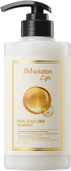 Изображение Маска для всех типов волос Джи эм солюшн пептиды и золото блеск Джордж Баллантайн п/у, 500 мл