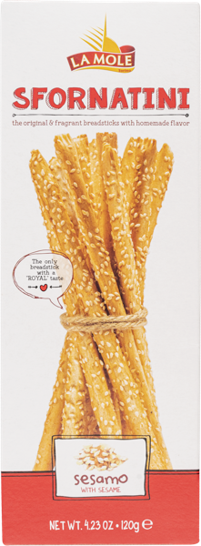 Изображение Сфорнатини Ла Моле из Пьемонта кунжут Милан Ф.Ли м/у, 120 г