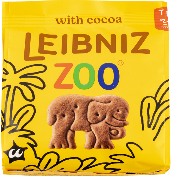 Изображение Печенье Ляйбниц зоо с какао Бальзен м/у, 100 г