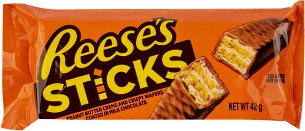 Изображение Батончик в молочном шоколаде Рисис с арахисовой пастой Херши м/у, 42 г