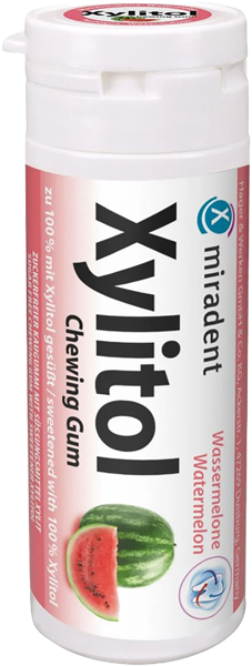 Изображение Резинка жевательная Мирадент ксилитол 100% арбуз Хагер Веркен п/у, 30 шт