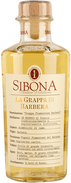 Изображение Граппа Сибона Барбера Сибона с/б, 0,5 л