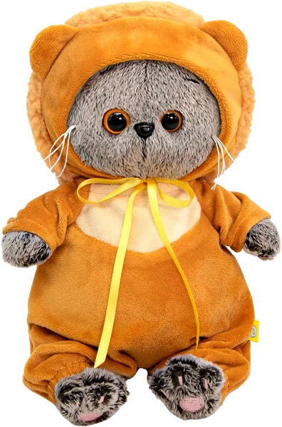 Изображение Мягкая игрушка 20 см Будибаса басик бейби в костюме львенок МПП ООО к/у, 1 шт