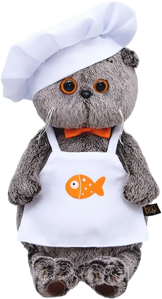 Изображение Мягкая игрушка 25 см Будибаса басик шеф-повар МПП ООО к/у, 1 шт