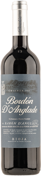 Изображение Вино красное сухое стиль №2 Темпранильо Риоха Бордон Д Англаде Крианса Франко Эспаньолас с/б, 0,75 л