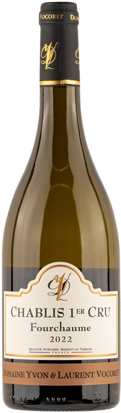 Изображение Вино белое сухое стиль №3 Шардоне Шабли Премьер Крю Фуршом 2022 Ивон и Лорент Вокоре с/б, 0,75 л