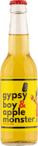 Изображение Сидр яблочный сухой 5,5% н/ф Джипси Бой энд Эпл Монстр Заповедник с/б, 0,33 л