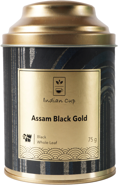 Изображение Чай черный Индиан Кап Ассам черное золото Роли Интернешнл ж/б, 75 г