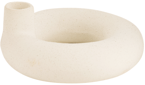 Изображение Подсвечник 14*6см Купман белый керамика Купман Интернэшнл , 1 шт