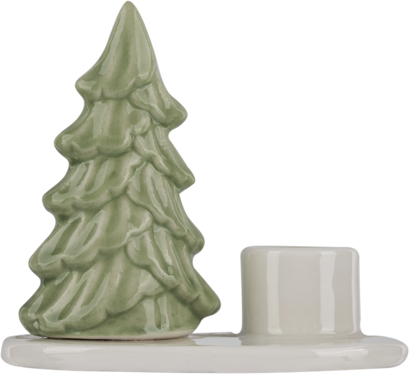 Изображение Подсвечник 8см Купман с зеленой елью Купман Интернэшнл , 1 шт