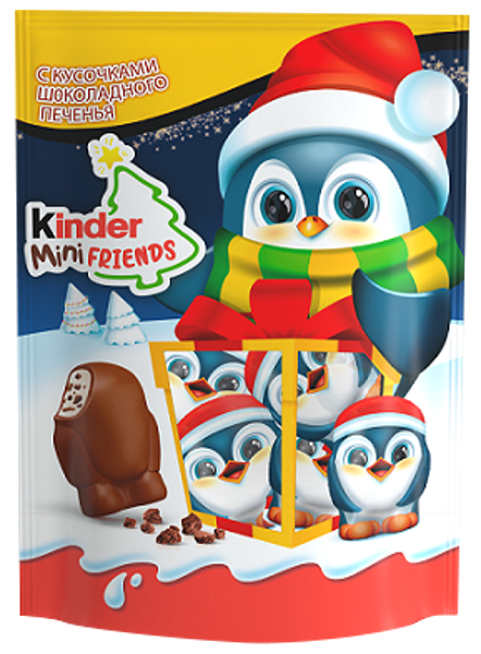 Изображение Конфеты в молочном шоколаде Киндер мини френдс Ферреро м/у, 122 г